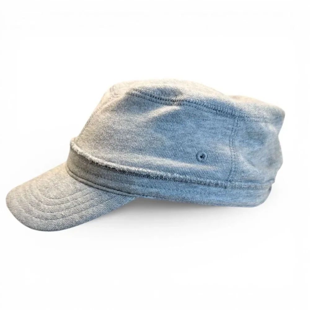 Baby Gap Youth Kids Gray French Terry Military Hat - Sz M/L